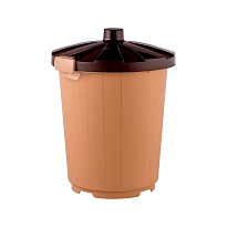 Мусорный бак с крышкой 105 л бежевый 105 бежевый в Северодвинске