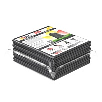 Мешки для мусора 160 л, серые, в пачке 10 шт., ПВД, 40 мкм, 900х1100 мм, i-Bag в Северодвинске