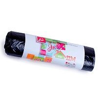 Мешки для мусора 60 л, черные, в рулоне 20 шт., ПНД, 7 мкм, 700х600 мм, Концепция Быта ЭкоДом, 601349 в Северодвинске Мешки для мусора 60 л, черные, в рулоне 20 шт., ПНД, 7 мкм, 700х600 мм, Концепция Быта ЭкоДом, 601349 в Северодвинске
