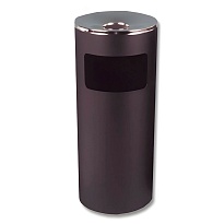 Урна металлическая с пепельницей, Титан, 29 л, черная, оцинкованная сталь в Северодвинске