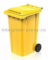 Контейнер для мусора 240 л желтый облегченный 240 желтый в Северодвинске