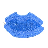 Бахилы голубые 2000 шт (1000 пар), 16 мкм, однослойные, с одной резинкой, Эконом в Северодвинске