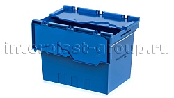 Вкладываемый контейнер KV 6442 с распашной крышкой голубой