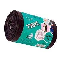 Мешки для мусора 12 л, черные, в рулоне 30 шт., ПНД, 6 мкм, 550х320 мм, Концепция Быта Tubus, 604936 в Северодвинске Мешки для мусора 12 л, черные, в рулоне 30 шт., ПНД, 6 мкм, 550х320 мм, Концепция Быта Tubus, 604936 в Северодвинске