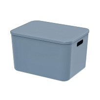 Ящик пластиковый вкладываемый синий 410х305х245 мм в Северодвинске