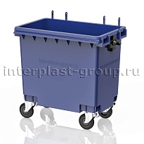 Мусорный контейнер 770 л синий без крышки 770 голубой в Северодвинске Мусорный контейнер 770 л синий без крышки 770 голубой в Северодвинске